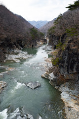 栃木 龍王峡の川