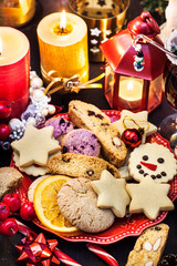 Chrismtas cookies, Holiday concept