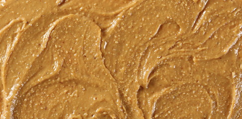 Peanut butter surface, background and texture