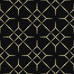 Traditional pointillism seamless pattern. geometrical pattern structured by many dots with vintage color.