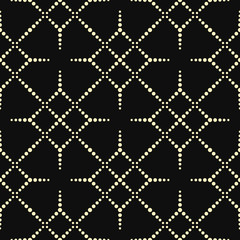 Traditional pointillism seamless pattern. geometrical pattern structured by many dots with vintage color.