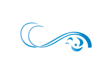 water wave icon. water drop sign. vector illustration elements