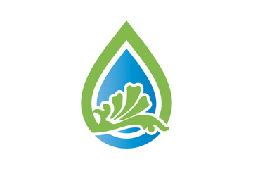 natural water icon. water drop sign. vector illustration elements