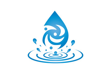 water drop icon. vector illustration elements