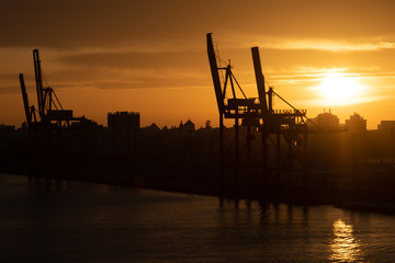 Fototapeta na wymiar Cádiz / Sonnenuntergang
