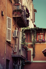 Windows with sutters in Rome