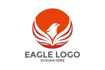 Eagle logo Vector, Abstract Eagle logo design template