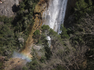 The Osera waterfall in the Natural Park of the Sierra de Cazorla, Segura and Las Villas. In Ja&eacute;n, Andalusia. Spain