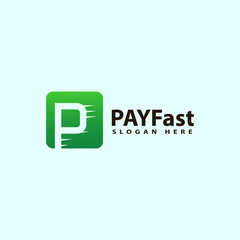 pay logo template design vector illustration