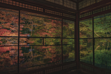 Obraz premium 京都 お寺 寺 紅葉 光明寺 寺社仏閣 写真素材 