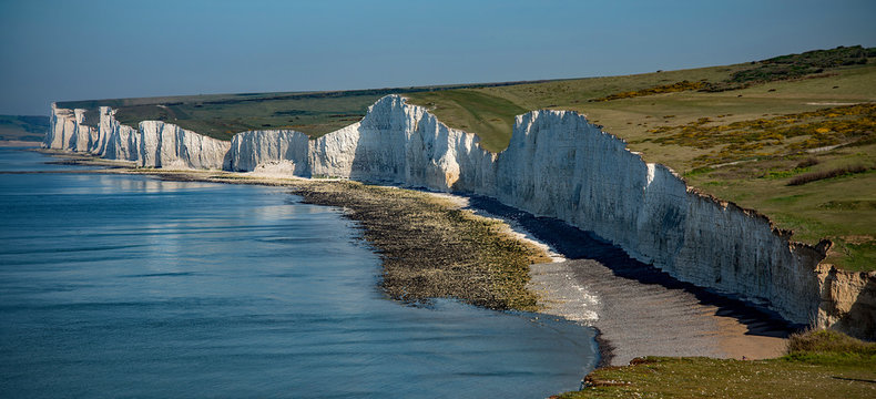 Cliffs east of Birling Gap, Sussex, England