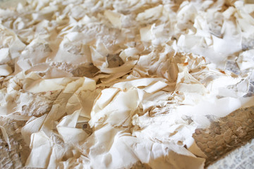 step of how to make Mulberry paper and products of mulberry paper.