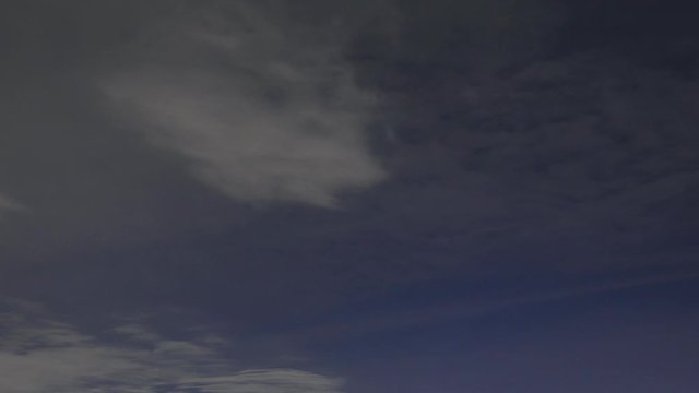 雲　タイムラプス