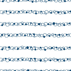 Watercolor abstract pattern with bubbles. Hand drawn watercolor and graphic illustration. Seamless pattern for fabric, paper and other printing and web projects.