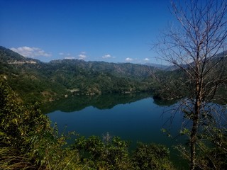 lake in mountains