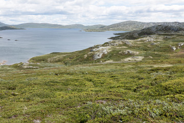 Vinstri, See und Landschaft im Jotunheimen-Nationalpark, Norwegen