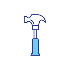 hammer design, Construction work repair reconstruction industry build and project theme Vector illustration