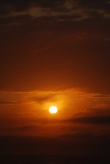 dark sunset