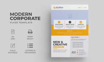 Flyer Template | Modern Clean Flyer Design | Creative Poster, Brochure