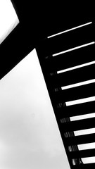 silhouette of stairs