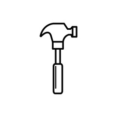 hammer design, Construction work repair reconstruction industry build and project theme Vector illustration