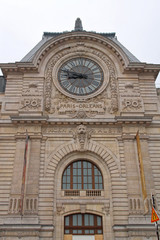 Fototapeta na wymiar Clock Paris Orleans France