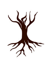 Baum Wurzel Design retten clipart comic cartoon