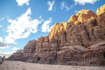 Fototapeta premium Wadi Rum desert (reserve), Jordan.
