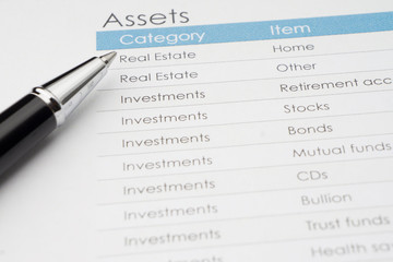 Assets Word with category