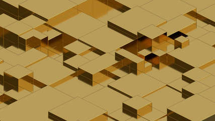 Gold Cubes