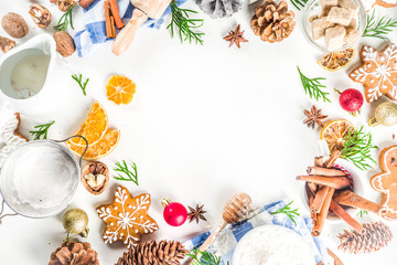 Christmas baking background