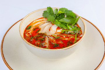 Vietnamese soup with coconut milk