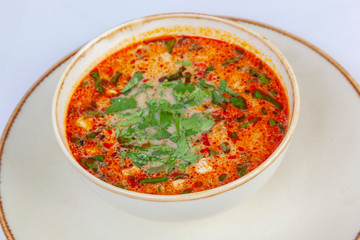 Vietnamese style Tom yum soup