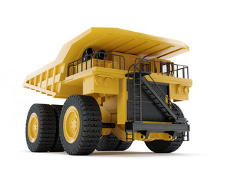 Yellow monster dump truck © Roman Milert