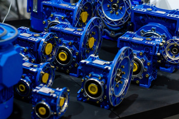 Fototapeta premium Worm gear reducers for sale.