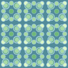 Abstract repeating circles. Vector spotty seamless pattern.
