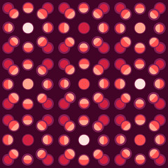 Abstract repeating circles. Vector spotty seamless pattern.