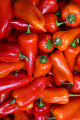 red sweet peppers for food texture
