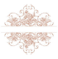 lace decorative elements, frame, pattern
