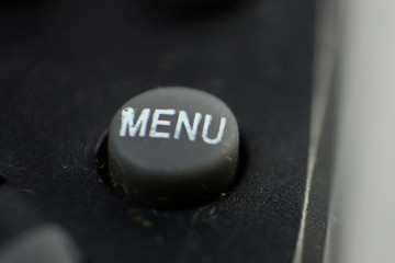 Menu button on the remote