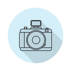 flat icons for camera,vector illustrations