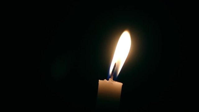 Blow out paraffin candle. Smoke. Occultism. Spiritual 