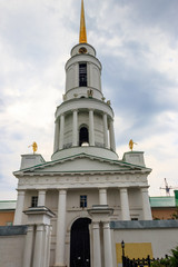 Bell tower of Nativity of Our Lady Monastery in Zadonsk, Russia