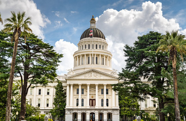 California State Capitol in Sacramento - obrazy, fototapety, plakaty