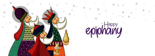Illustration of Epiphany ( Epiphany is a  Christian festival )