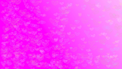 Pink hearts background. Stock photo of light pink layout sweet heart. Illustration with hearts in love concept for valentine's day. Beautiful for design card, advert anniversary text and advertising