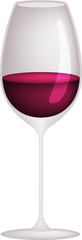ワイングラス_ベクター_イラスト_赤ワイン_ボルドー_ドリンク_お酒_アルコール