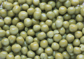 fresh green peas background texture top view