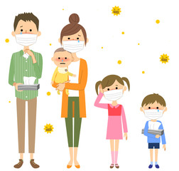 家族　花粉症　アレルギー