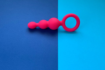 Pink anal butt for sex. Useful for sex shop or adults.